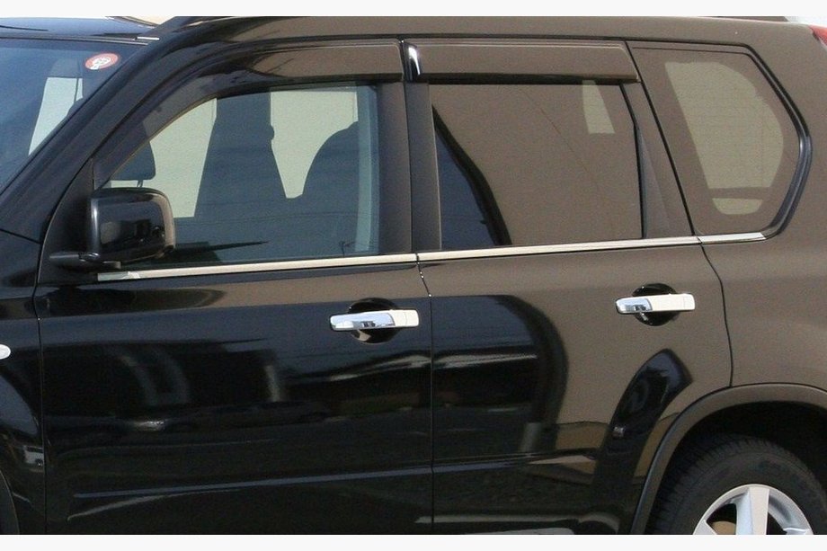 Nissan X-trail T31 2007–2014 Ikkunoiden ulkokehyslistat (RST) Image