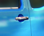 Nissan Navara 2006–2015 Kromiset ovenkahvan suojakuoret (4 kpl, rst) Keyless-sensorilla, Carmos – turkkilainen teräs kuva 2