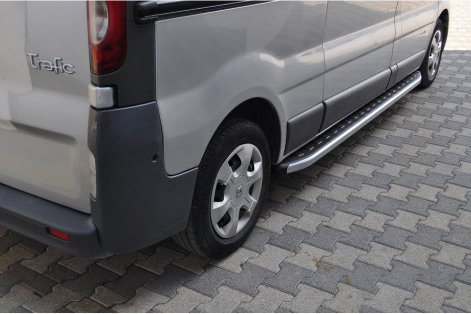 Renault Trafic 2001–2015 Fullmond sivuastinlaudat (2 kpl, alumiini) Image