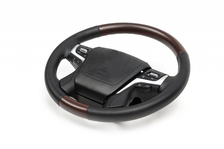Toyota Land Cruiser 200 2007–2021 Ohjauspyörä, täydellinen (tumma puu) Image