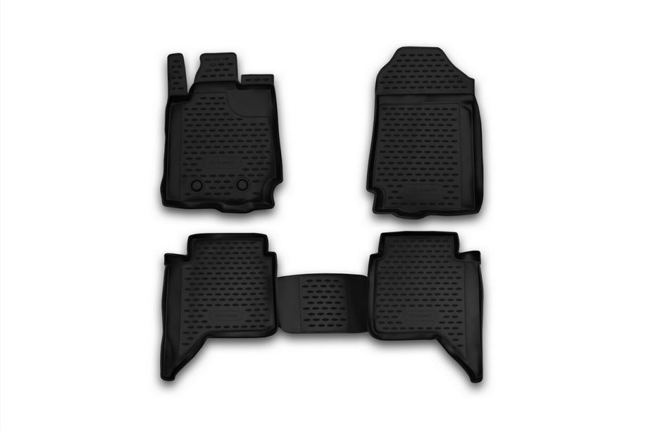 Ford Ranger 2011–2022 Kumimatot matkustamoon (4 kpl, Novline) 4D Image