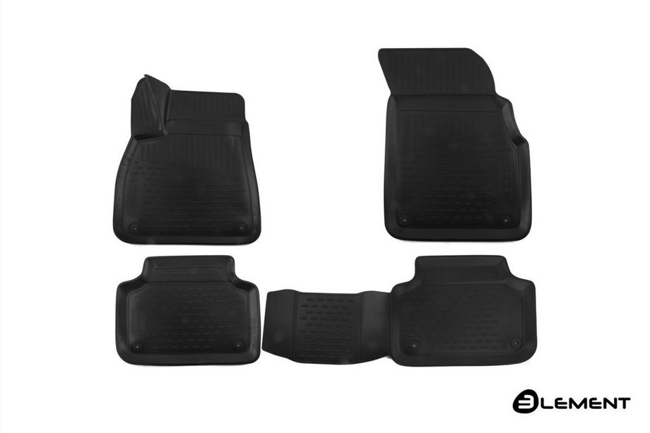 Audi Q7 2015–2026 3D-kumimatot matkustamoon (4 kpl, Novline) Image