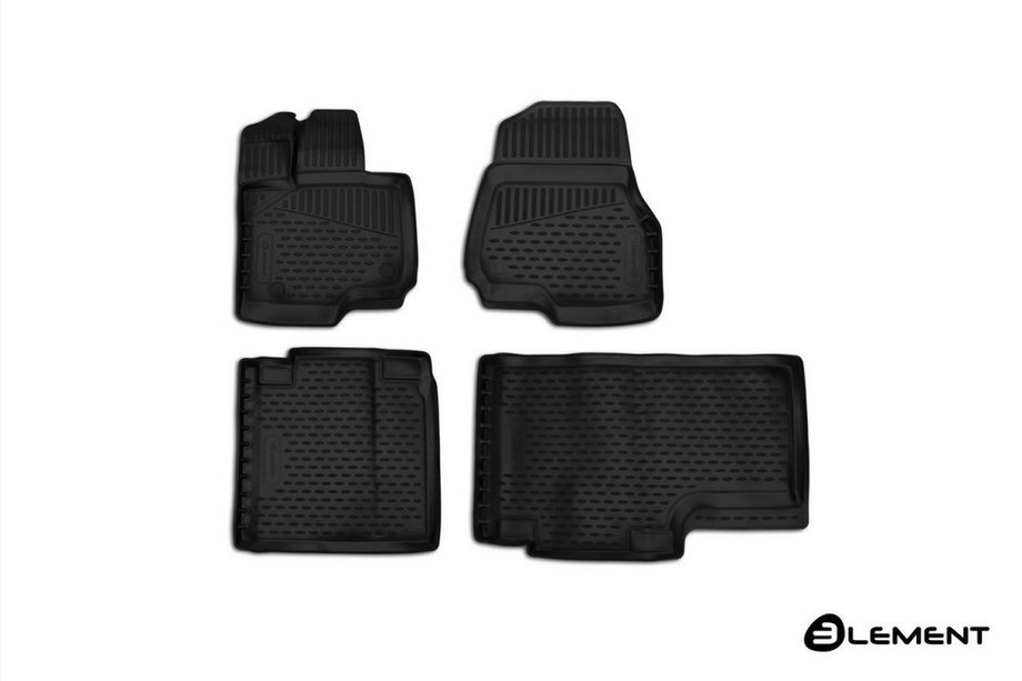Ford F-150 2014–2021 3D kumimatot matkustamoon (4 kpl, Novline) Supercab (ext. cab) Image