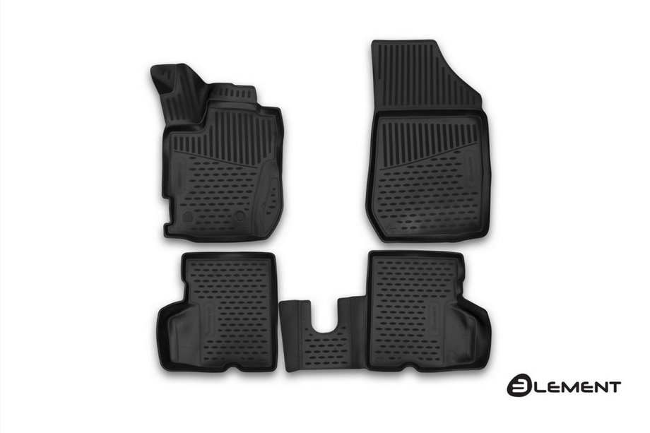 Renault Captur 2013–2019 3D-kumimatot matkustamoon (4 kpl, Novline) Image