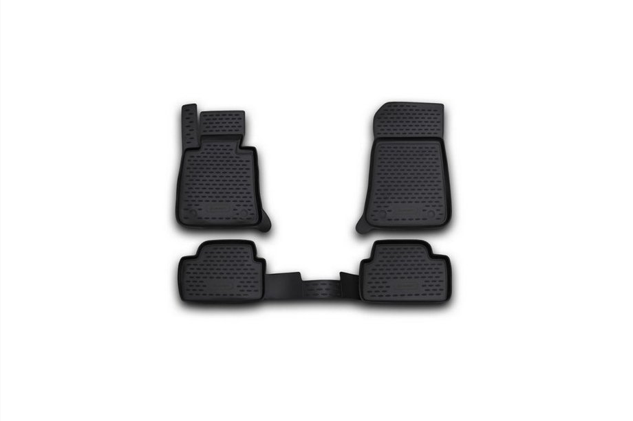BMW 1-sarja E81/E82/E87/E88 2004–2011 Kumimatot matkustamoon (4 kpl, Novline) 5D Image