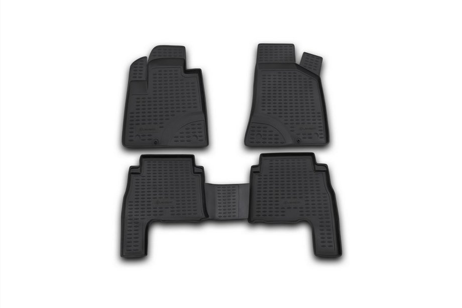 Hyundai Santa Fe 2 2006–2012 (2006-2010) Kumimatot matkustamoon (4 kpl, Novline) Image