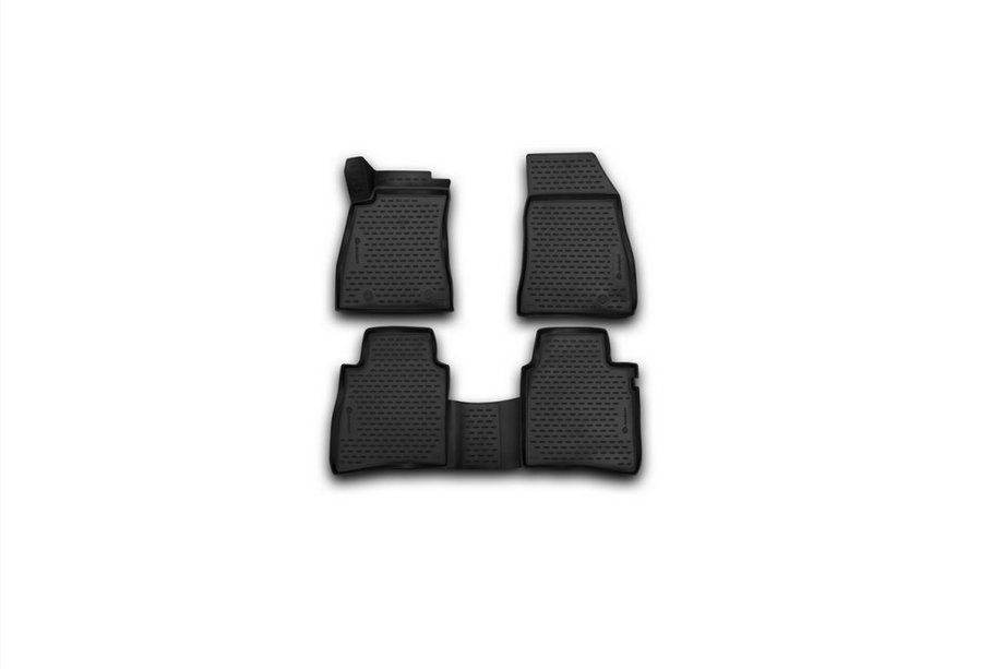 Nissan Tiida 2011–2014 (2015↗) 3D-kumimatot matkustamoon (4 kpl, Novline) Image