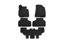 Kia Carens 2012– 3D-kumimatot matkustamoon (5 kpl, Novline) 7-paikkainen kuva 1