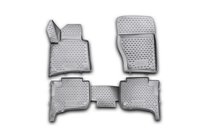 Volkswagen Touareg 2010–2018 3D-kumimatot matkustamoon (4 kpl, Novline) kaksialueiselle ilmastoinnille kuva 1