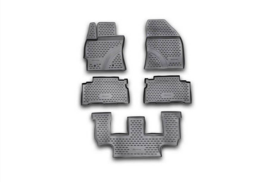 Toyota Verso 2009–2018 (2009-2013) Kumimatot matkustamoon (3 riviä) (5 kpl, Novline) Vaihtoehto 1 Image