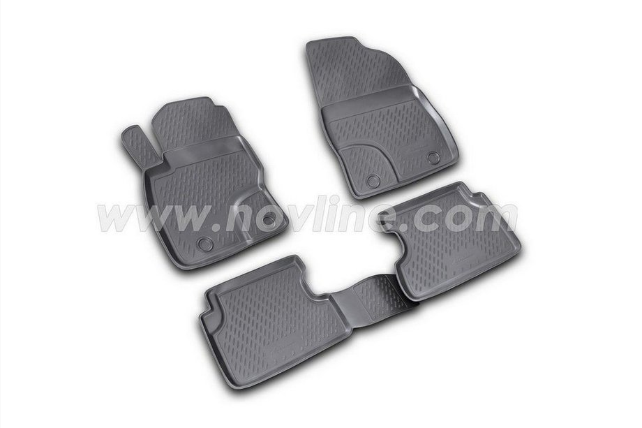 Ford Focus II 2005–2008 Kumimatot matkustamoon (4 kpl, Novline) Vaihtoehto 1 Image