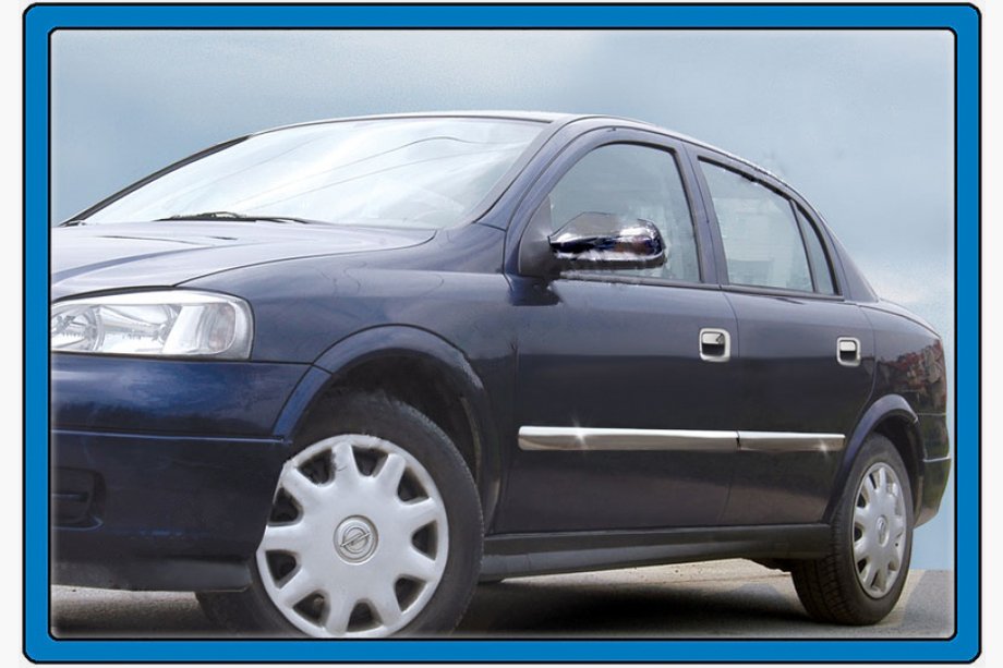 Opel Astra G Classic 1998–2012 Ovilistat (4 kpl, ruostumaton teräs) Carmos - turkkilainen teräs Image