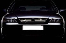 Opel Zafira A 1998–2005 Jäähdyttimen säleikön koristelistat (8 kpl, ruostumaton teräs) kuva 1