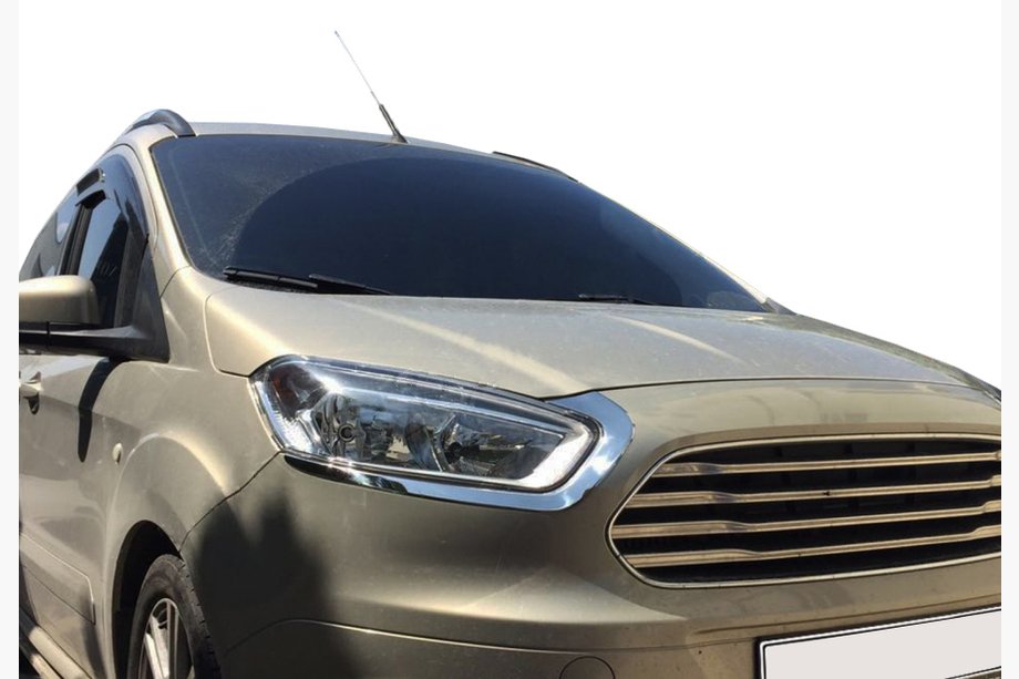 Ford Courier 2014–2023 Ajovaloluomet (2 kpl, ruostumaton teräs) Image