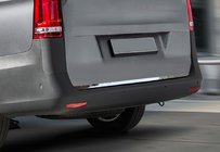 Mercedes Vito/V-class W447 2014– Takaluukun kannen lista (ruostumaton teräs) OmsaLine – italialainen ruostumaton teräs kuva 1