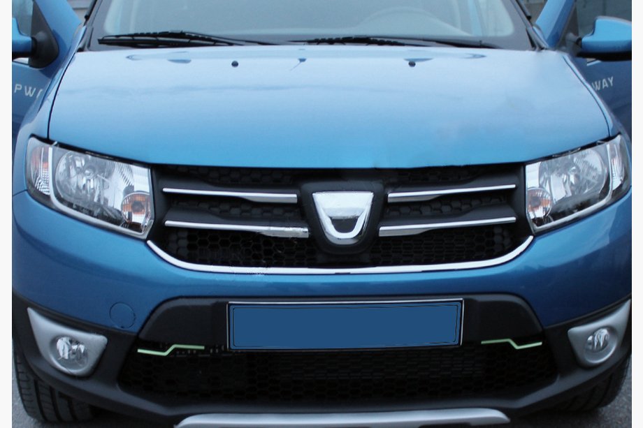 Dacia Logan MCV 2013–2020 Etusäleikön listat (4 kpl, ruostumaton teräs) Image