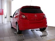 Opel Corsa D 2007–2014 Takapuskurin aladiffuusori (maalattava) kuva 2