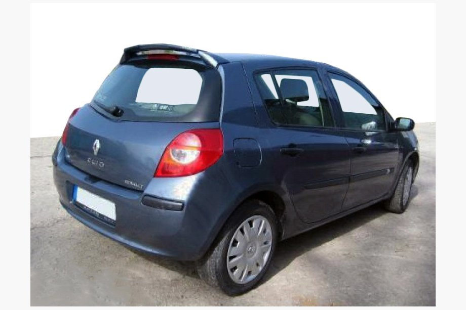 Renault Clio III 2005–2012 Takspoileri HB (maalattavaksi) Image