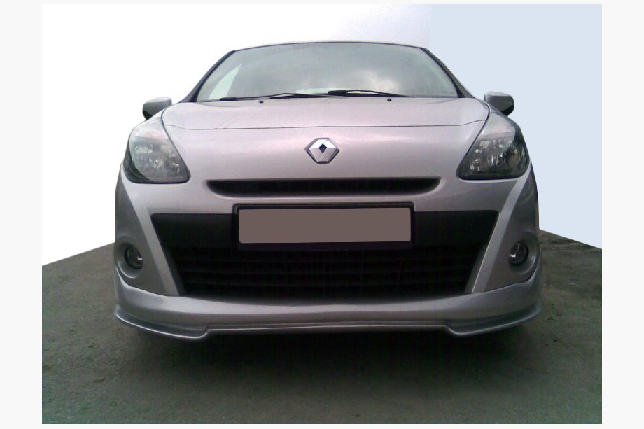 Renault Clio III 2005–2012 Etupuskurin lippaspoileri V2 (maalattava) Image
