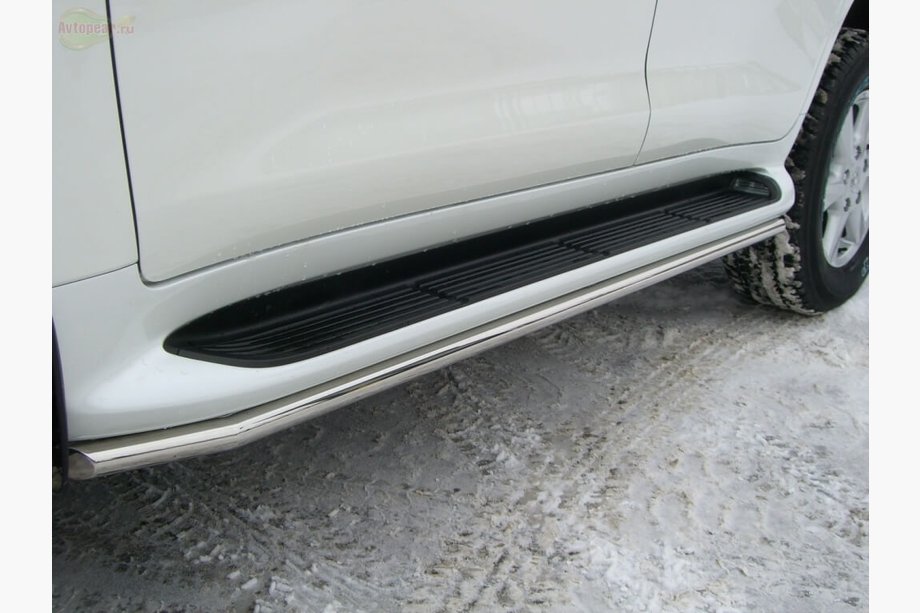 Lexus LX570/450d 2008–2022 Sivuporrasputket 2008-2015 (ruostumaton teräs) Image