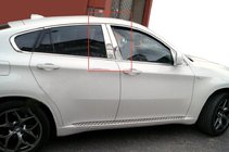 BMW X6 E71 2008–2014 Ovenpilarien listat (ruostumaton teräs) kuva 1