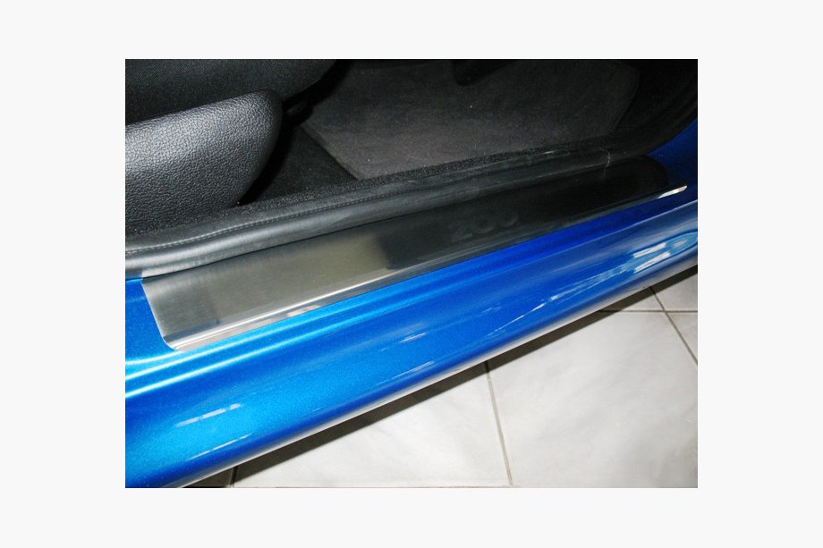 Peugeot 206 1998–2024 Natanika Premium kynnyslistat (4 kpl, ruostumaton teräs) Image