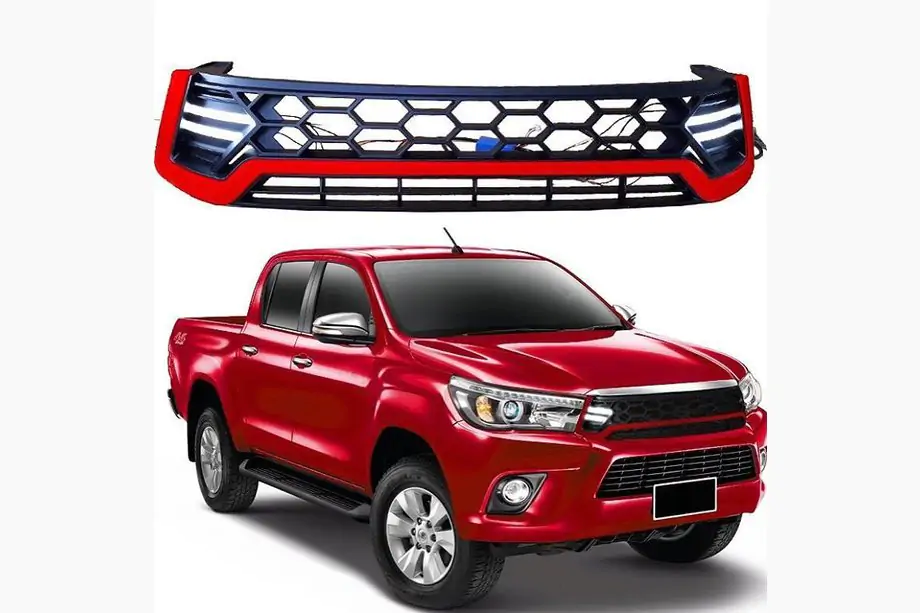 Toyota Hilux 2015– Etusäleikkö LED-valoilla Image