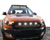 Ford Ranger 2011–2022 Etusäleikkö LED-valoilla V2 Musta kuva 1