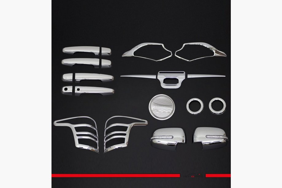 Fiat Fullback 2016– Kromattujen ABS-koristelistojen sarja Image