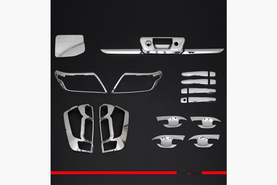 Nissan Navara/NP300 2016– Kromattujen ABS-koristelistojen sarja Image
