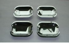 Mercedes ML W163 1997–2005 Ovenkahvan kuppisuojat (4 kpl, ruostumaton teräs) kuva 1