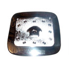 Hyundai Santa Fe 2 2006–2012 Polttoaineluukun suojus (kromattu muovi) kuva 1