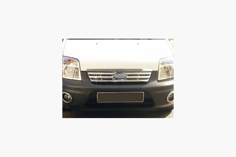 Ford Connect 2010–2013 Jäähdyttimen säleikön listat ja kehys (2 osaa, ruostumaton teräs) Image