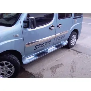 Sorento-tyyppiset sivukynnykset (maalattavaksi) Fiat Doblo I 2005–2010 kuva 3