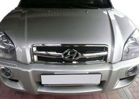 Hyundai Tucson JM 2004– Etusäleikön listat (muovi) kuva 1