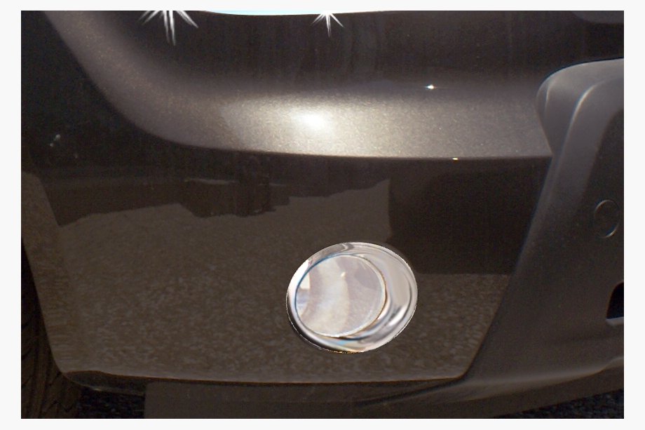 Kia Soul I 2008–2013 Sumuvalojen kromikehykset (2 kpl, ruostumaton teräs) Image