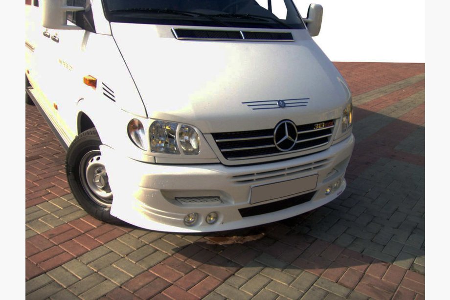 Mercedes Sprinter W901/902/903/904/905 1995–2006 Etupuskurin peiteosa 4-ajovaloversioon (CDI, maalattavaksi) Kuva 2