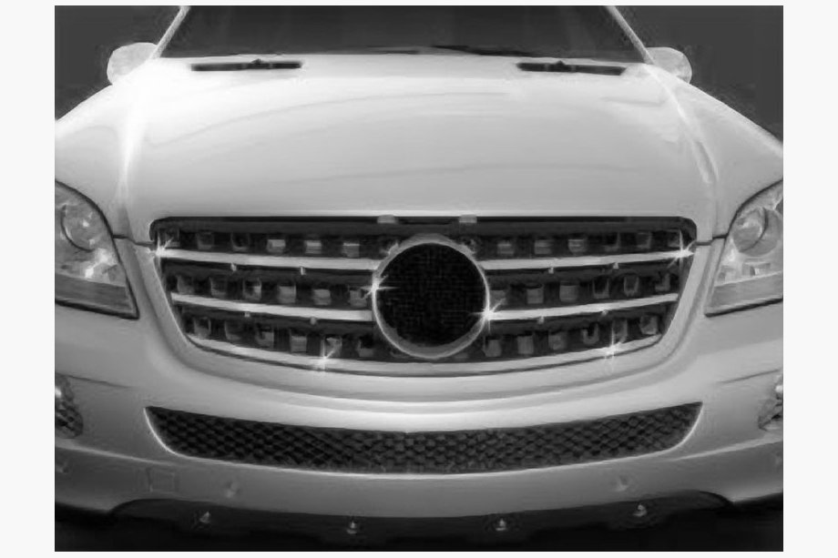 Mercedes ML W164 2005–2011 Etumaskin listat (5 kpl, RST) Carmos - turkkilainen teräs Image