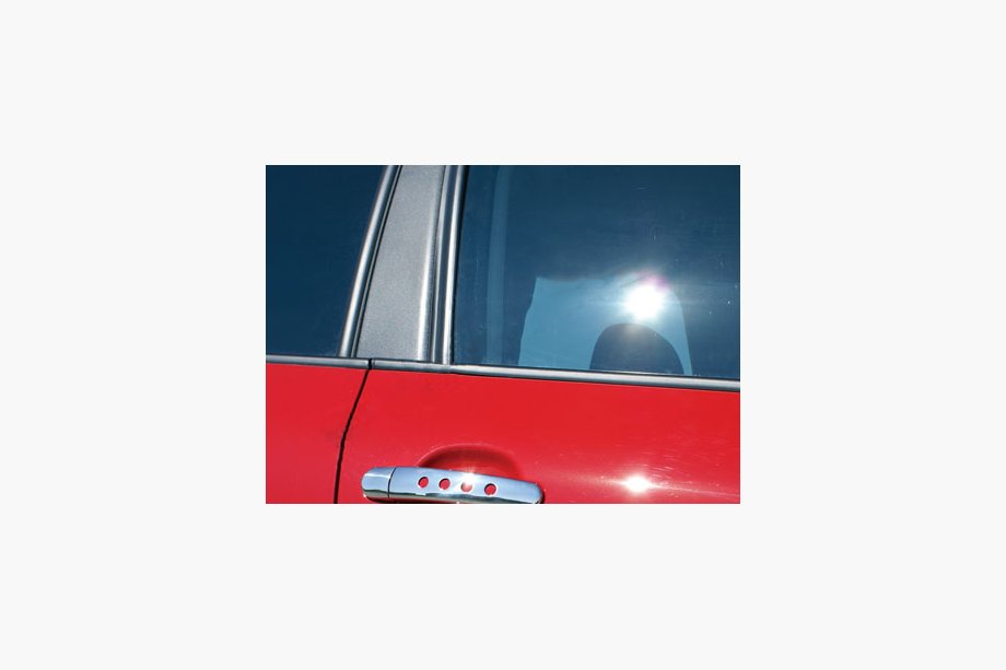 Seat Leon 2005–2012 Ovenkahvan kromikuoret (Decor, 2 kpl, ruostumaton teräs) Image