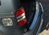 Volkswagen Caddy 2004–2010 Suora takapuskurin suojalista (Omsa, ruostumaton teräs) kuva 2