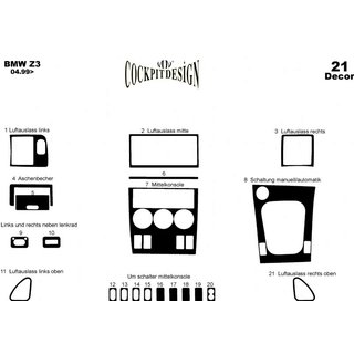 Kojelaudan koristepaneelit BMW Z3 BMW Z3 1999–2002 kuva 3