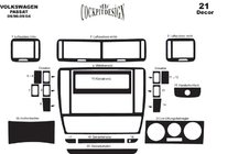 Volkswagen Passat B5 1997–2005 Kojelaudan listat 96-04 Alumiini kuva 5