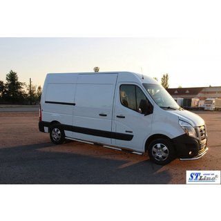 Sivuputket BB002 (2 kpl, ruostumaton teräs) Opel Movano 2010–2021 kuva 2