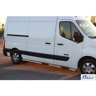 Sivuputket BB002 (2 kpl, ruostumaton teräs) Opel Movano 2010–2021 kuva 4
