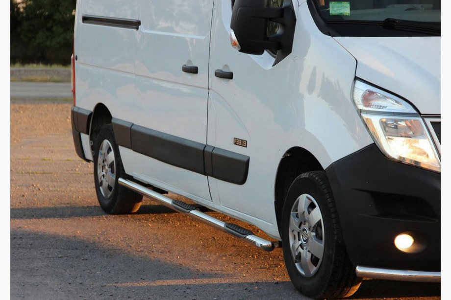 Renault Master 2011–2023 Sivuputket BB002 (2 kpl, ruostumaton teräs) Image