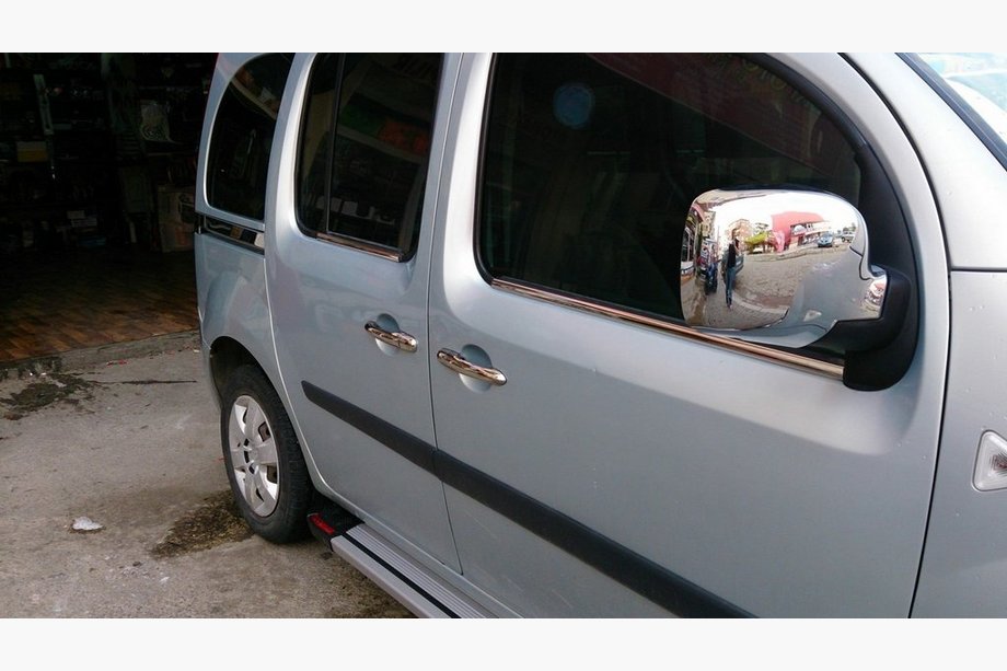 Renault Kangoo 2008–2020 Ikkunoiden ulkolistat (4 kpl, ruostumaton teräs) 4 kpl, Carmos – turkkilaista terästä Image