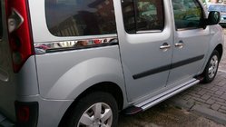 Renault Kangoo 2008–2020 Liukuoven alalista (2 kpl, ruostumaton teräs) kuva 2