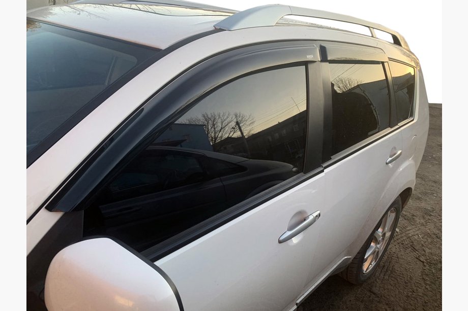 Mitsubishi Outlander 2006–2012 Ikkunatuuliohjaimet (4 kpl, Niken) Image
