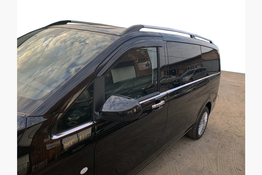 Mercedes Vito/V-class W447 2014– Ikkunan alareunan listat, koko pituus (8 kpl, ruostumaton teräs) Carmos, L3, 1 liukuovi Image