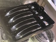 Ford Transit 2014– Ovenkahvojen suojakuoret mustalla raidalla (4 kpl, ABS-muovi) kuva 2